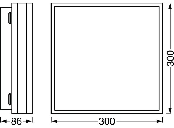 Ledvance - LED Stmievateľné stropné svietidlo SMART+ MAGNET LED/26W/230V Wi-Fi