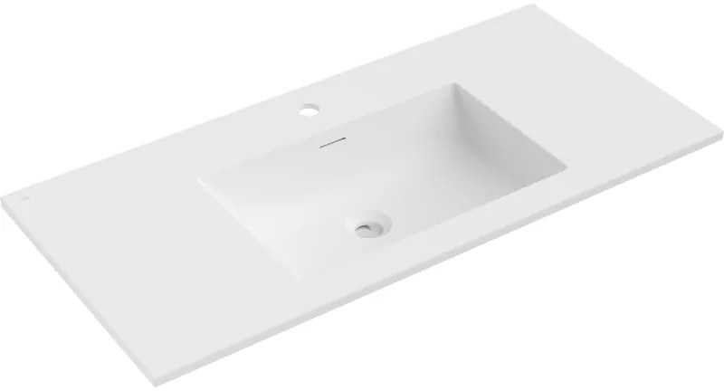 Mexen Otis, umývadlo na zapustenie 101 x 46,5 cm, biela matná, 25181001
