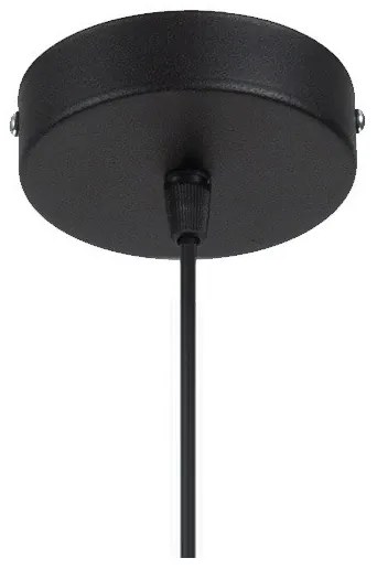 Luster na lanku WILL 1xE27/60W/230V čierna