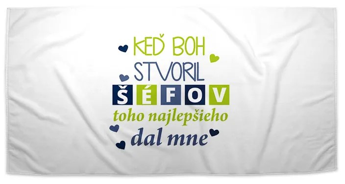 Sablio Uterák Keď Boh stvoril šéfov - 50x100 cm