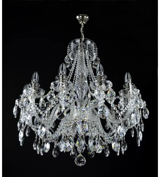 Wranovsky JWZ124122101 - Krištáľový luster na reťazi IMPERIAL 12xE14/40W/230V