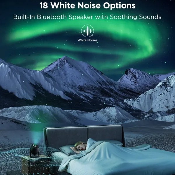 Govee - LED RGBW Galaxy Light Projector Pro Wi-Fi Matter