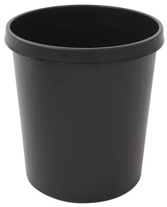Plastový odpadkový kôš Plastic, objem 18 l, čierny