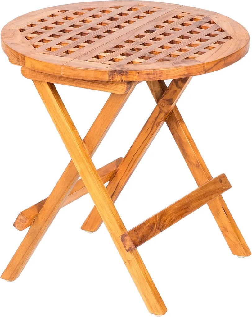 DEOKORK Teakový skladací stolík PICNIC