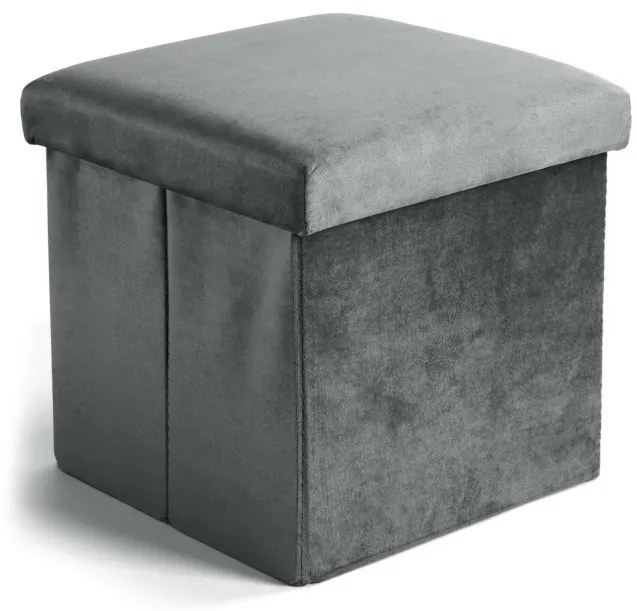 Úložná taburetka DIEGO M grafitová