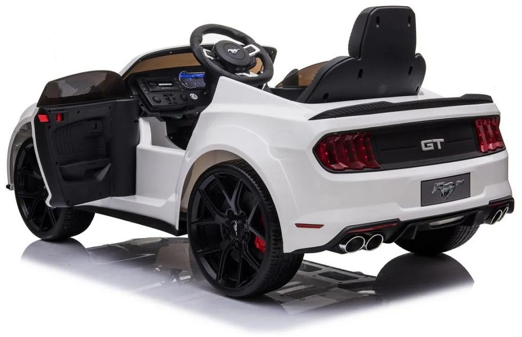 RAMIZ Elektrické autíčko - Ford Mustang GT - nelakované - biele -2 x 35W - 12V/7Ah - 2023