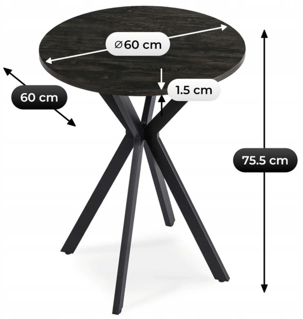 PROXIMA.store - Jedálenský stôl LAUREN FARBA: biela, FARBA NÔH: orech