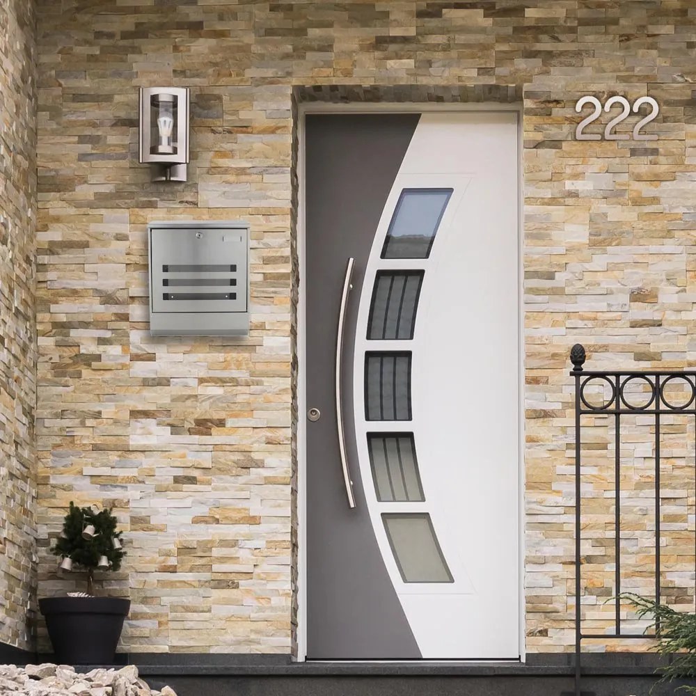 Kombinovaná schránka na noviny a listy JUBILEE 40, nerez