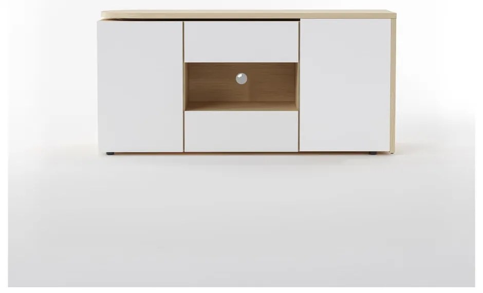 Pracovný stôl s doskou v dubovom dekore 48x159 cm Tango – TemaHome