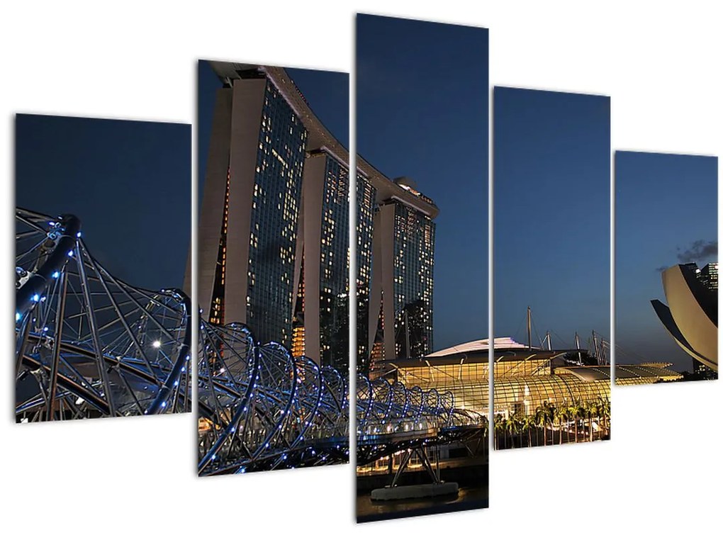 Obraz modernej metropoly (150x105 cm)