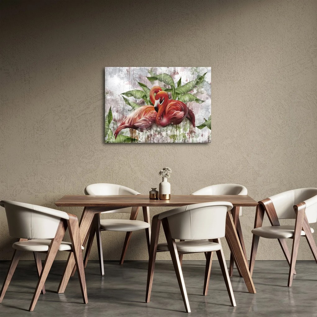Obraz - Plameniaky (70x50 cm)
