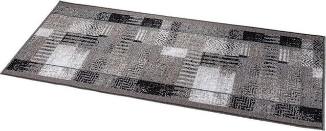 Kusový behúň Patchwork šedá 67 x 250 cm