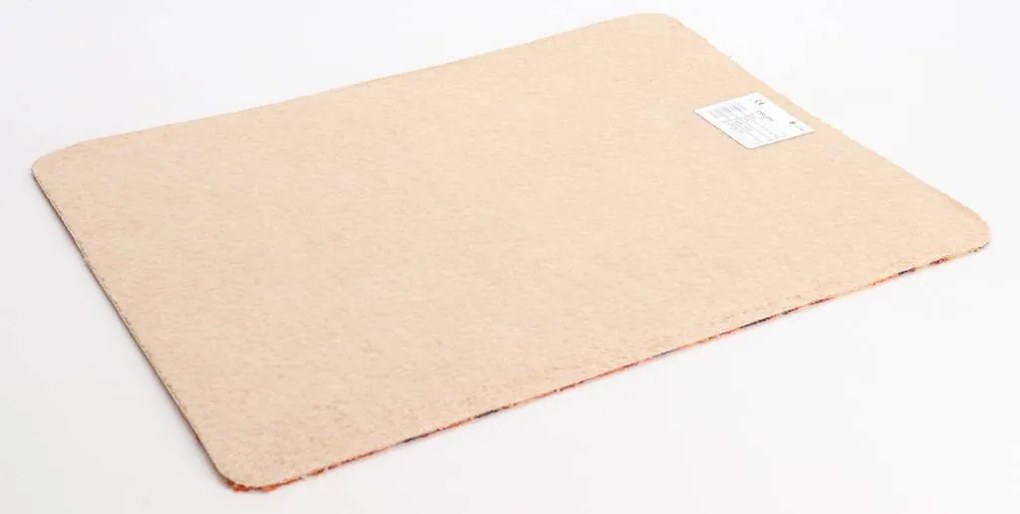 Koberec metráž Drops 64, na mieru, šíře 4m,5m, oranžová, filc, chodba / predsieň, ITC