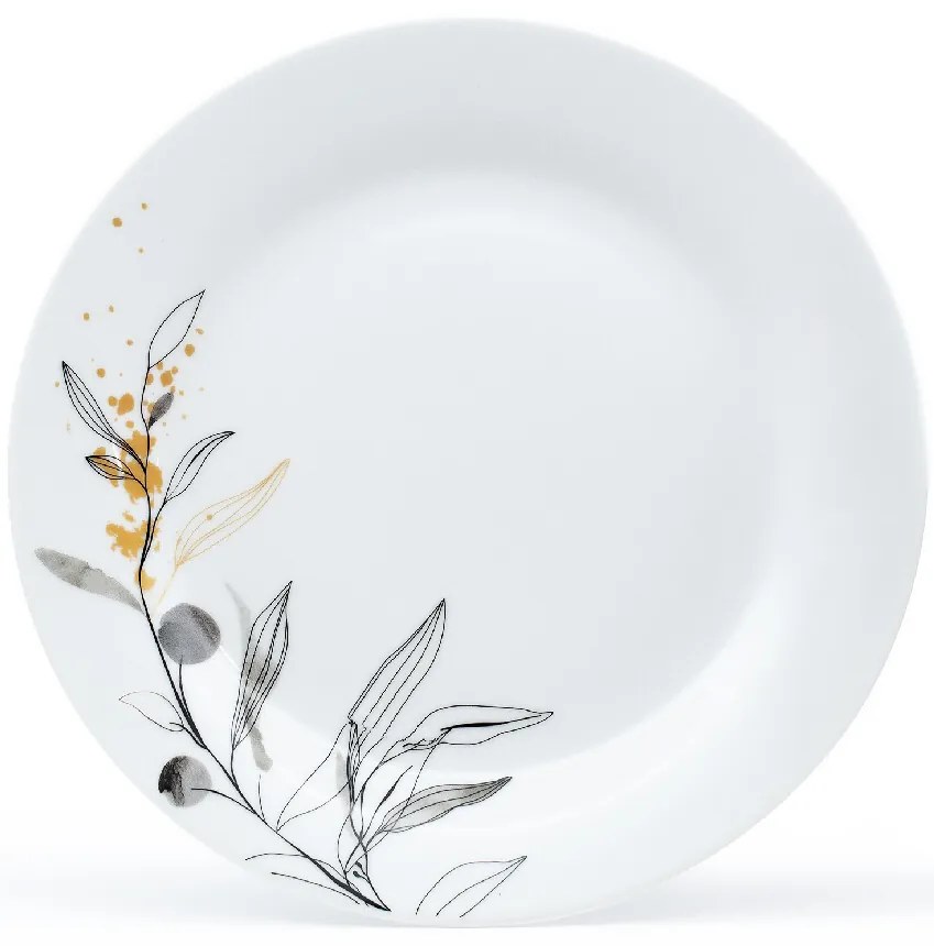 Arôme Home 18-dielna jedálenská súprava Vŕba, extra biela