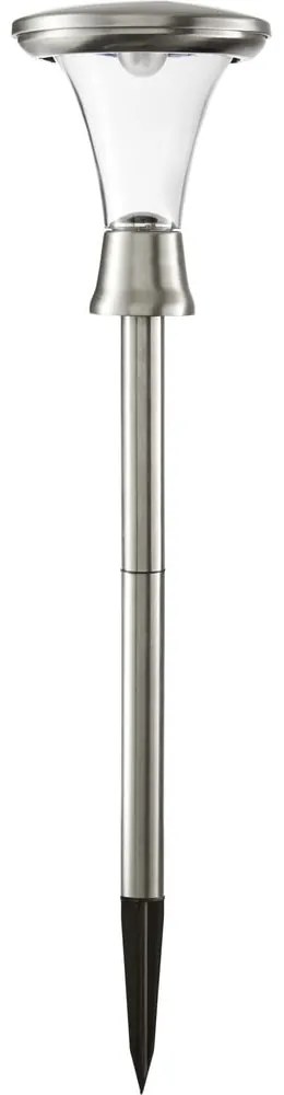 Súprava 2 vonkajších solárnych LED svietidiel Star Trading Turin, výška 47 cm