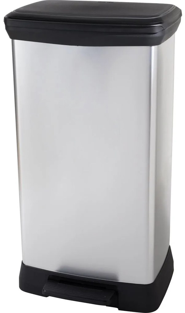 Curver Odpadkový kôš DECO BIN Duo 23L+23L, strieborný