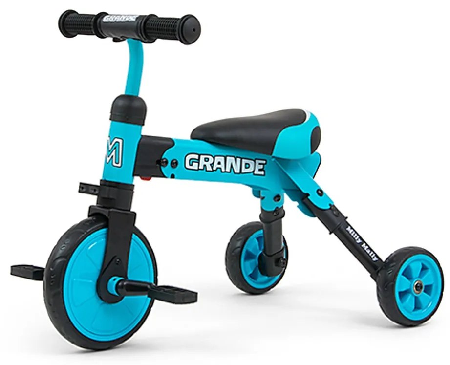 Detská trojkolka 2v1 Milly Mally Grande blue