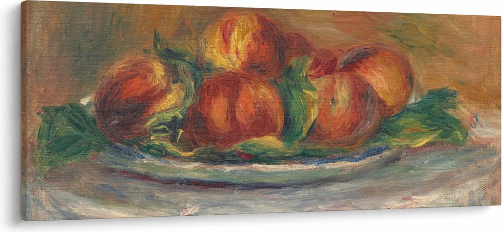 Obraz - Auguste Renoir, Peaches on a Plate, reprodukcia (120x50 cm)
