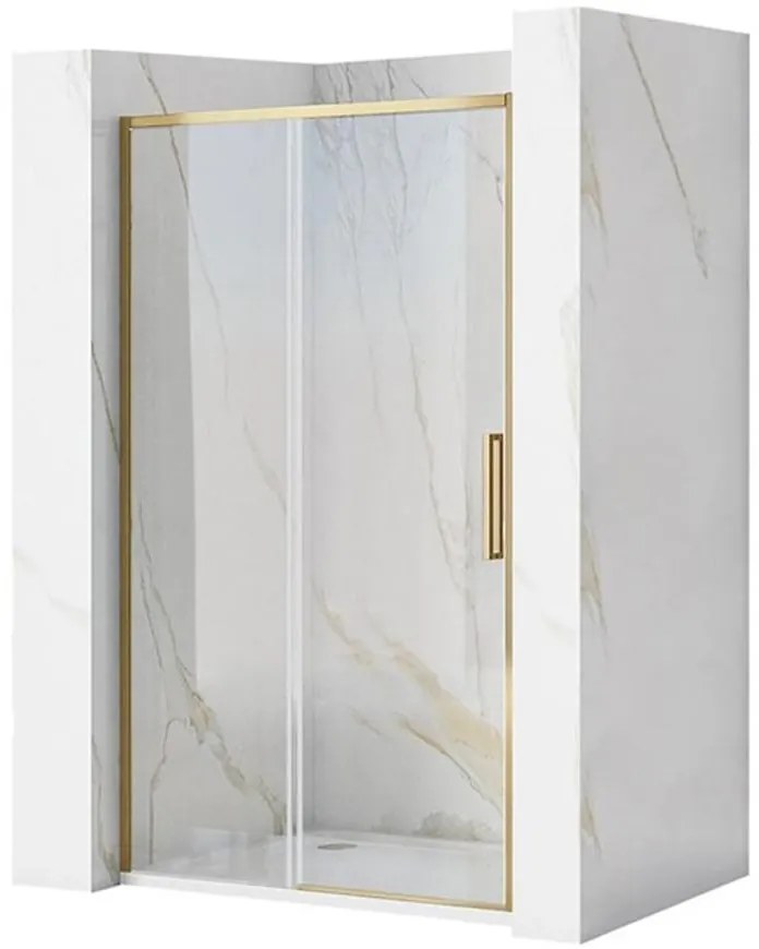 Sprchové dvere Rapid Slide Brush Gold 140