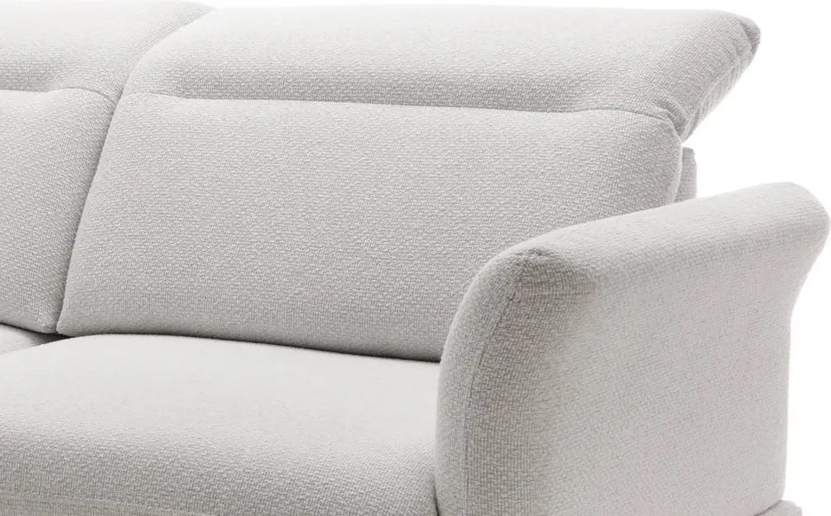 Rohová sedacia súprava Sienna 2, svetlo šedá látka, ľavý roh