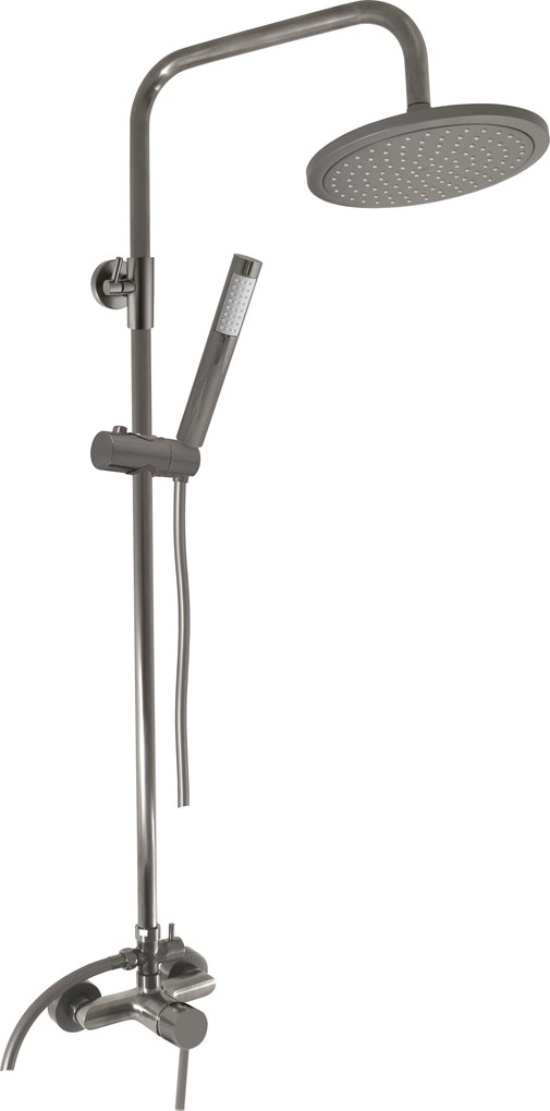 Slezák - RAV Sprchový komplet so zmiešavacou batériou SEINA - SE982.5/5-61MGK, Metal Grey brúsená