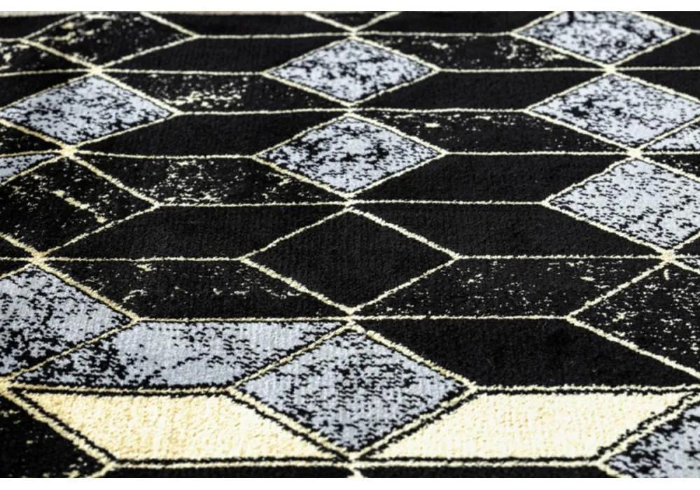 Kusový koberec Jón čierny 2 atyp 60x300cm