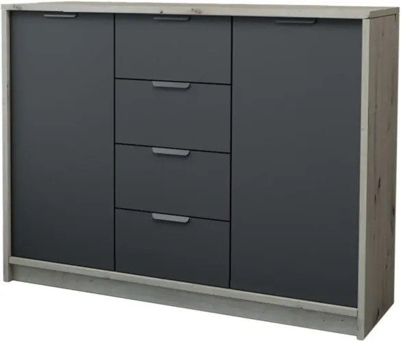 Sconto Komoda CANYON CN6 dub artisan/antracit