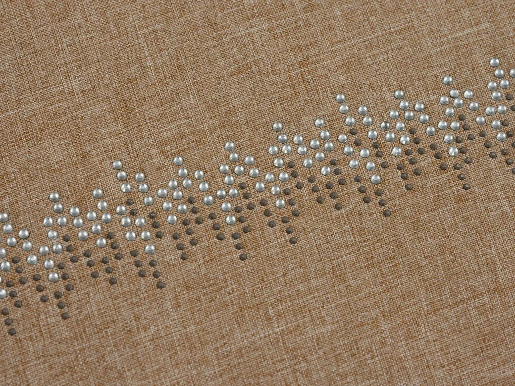 Dekoračná obliečka na vankúš MELODY 40x40 cm, svetlohnedý