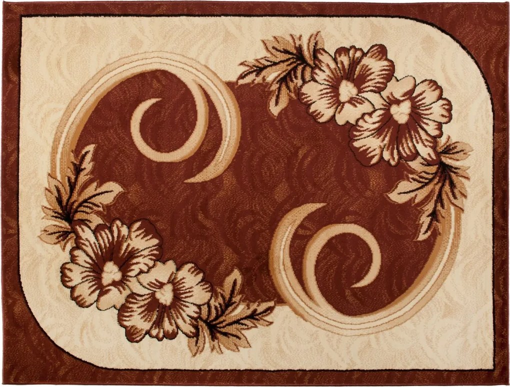 TA Koberec A166A HNEDÝ ATLAS PP Rozmer: 180x250 cm