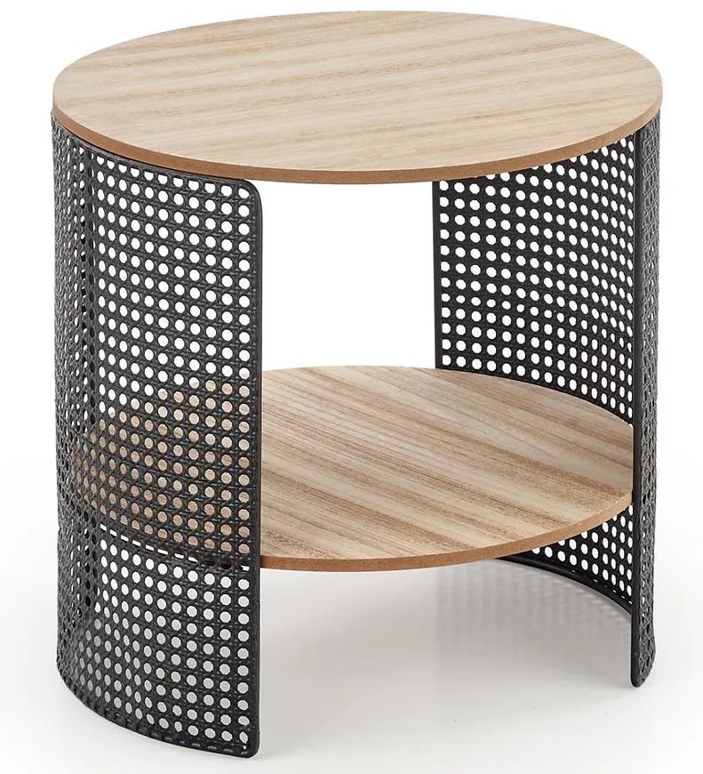 Konferenčný stolík Trafica prírodná / čierna