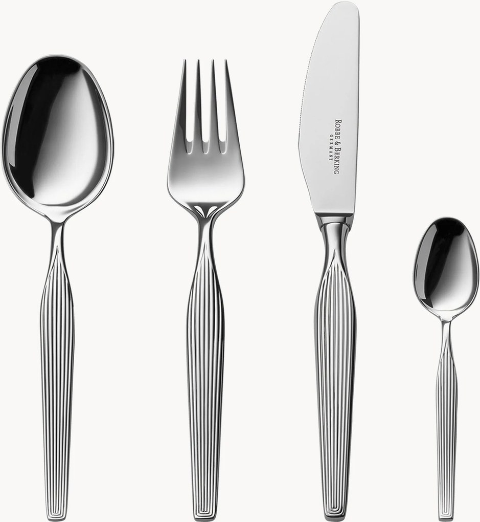 Ručne vyrobená súprava vysokoleštených príborov Metropolitan, rôzne veľkosti