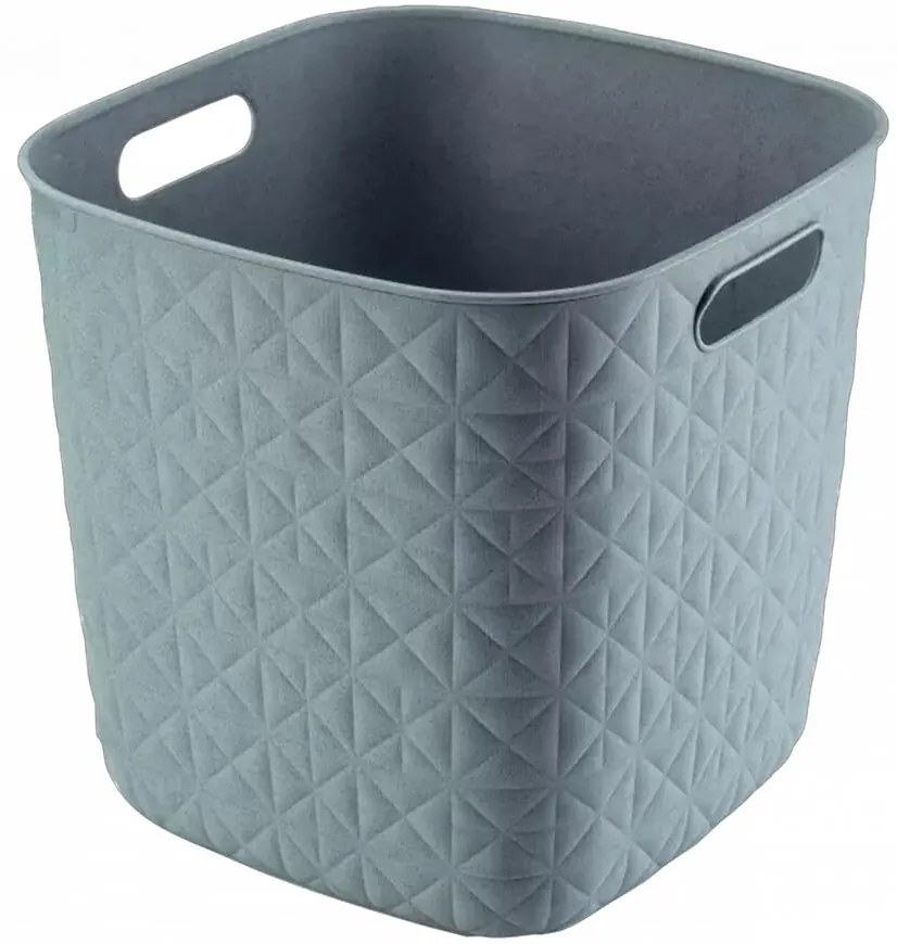 Košík Softex štvorcový  15 L 258712 tyrkysový