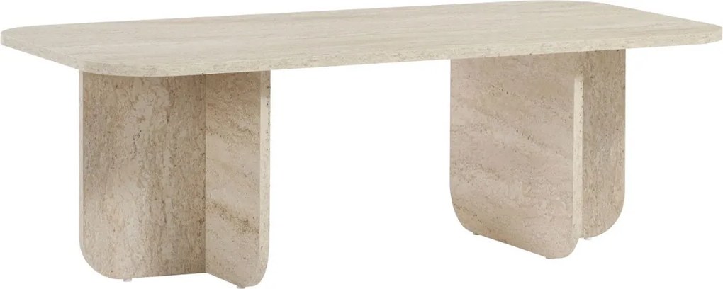 Dizajnový konferenčný stolík Tamsyn 120 cm travertín