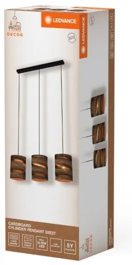 Ledvance - Luster na lanku DECOR CARDBOARD 3xE27/15W/230V