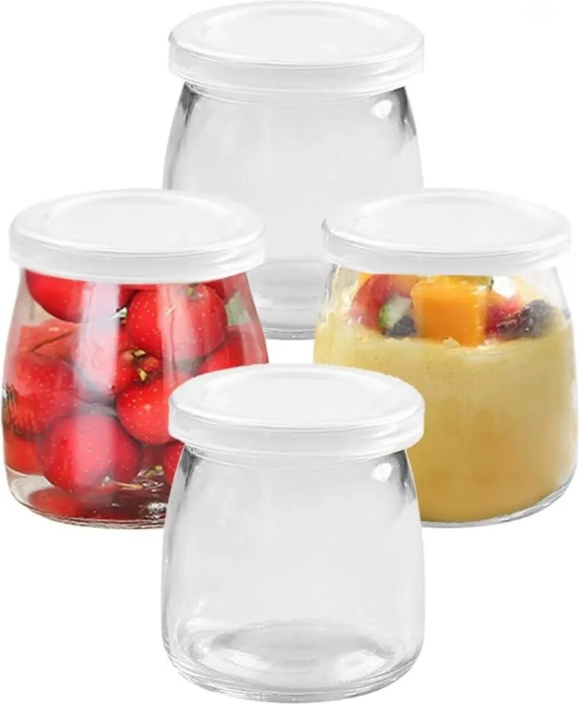 Orion 4 poháre na jogurt / dezert s viečkom 4ks x 200ml YOGO