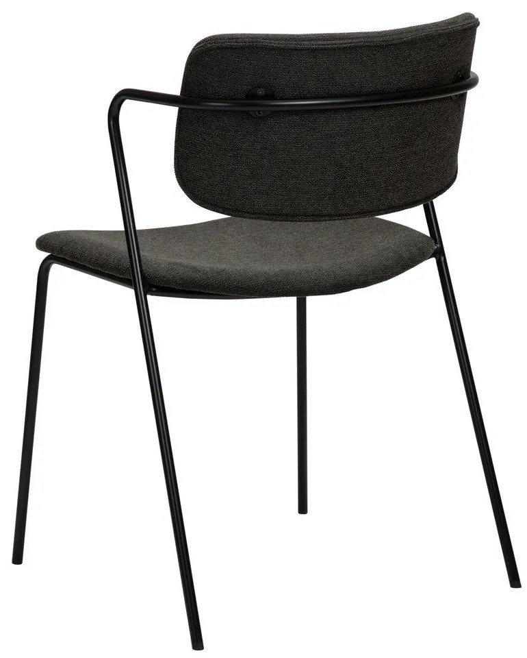 Čierna jedálenská stolička Zed – DAN-FORM Denmark