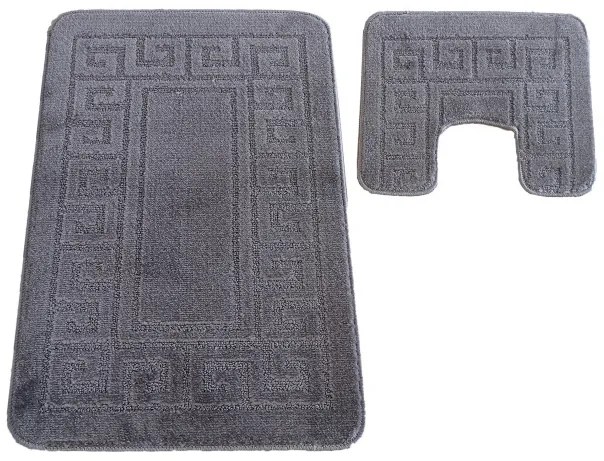 Sada kúpeľňových koberčekov Montana Ethnic Opal Grey