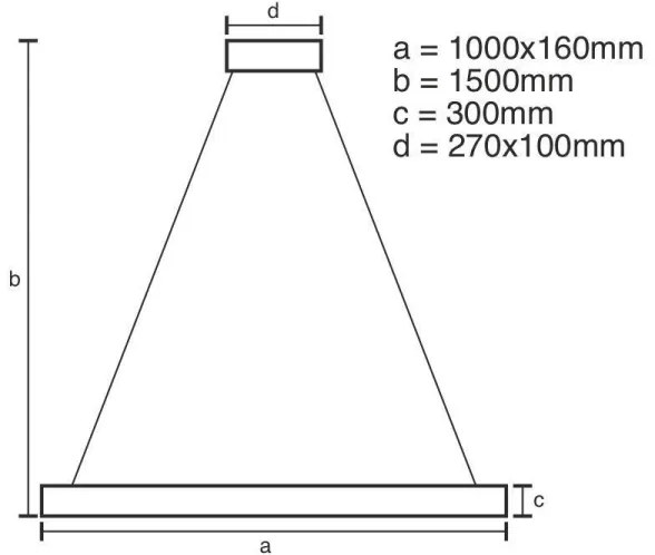 LED Stmievateľný krištáľový luster na lanku LED/95W/230V + diaľkové ovládanie