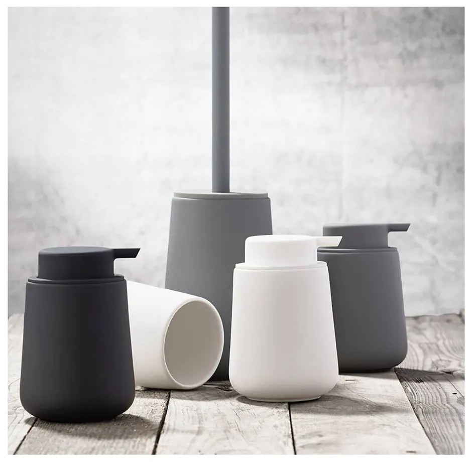 Sivý pohárik na zubné kefky Zone Nova One