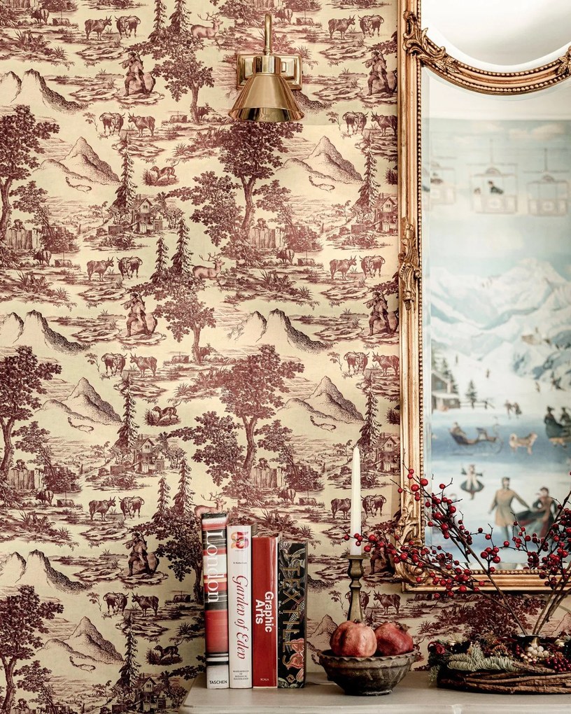 MINDTHEGAP Toile Du Tyrol Evergreen - tapeta