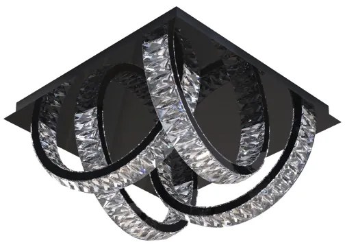 Zuma Line MX3274-4-3BCT - LED Stropné svietidlo TULA LED/23,5W/230V čierna