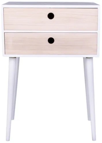 Rimini nočný stolík biela