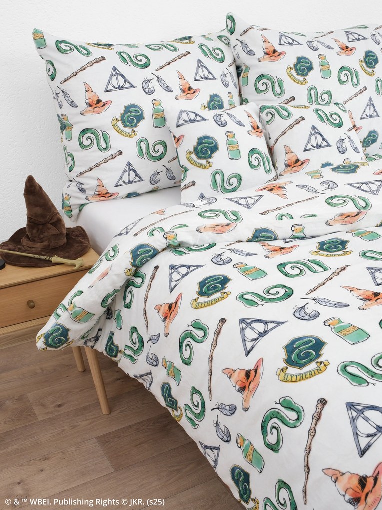 Obliečky mikroplyš Harry Potter - Slizolin