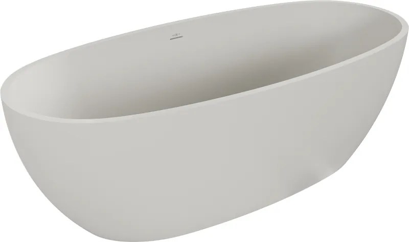 Mexen Torino voľne stojaca vaňa 155cm, konglomerát, betón matný