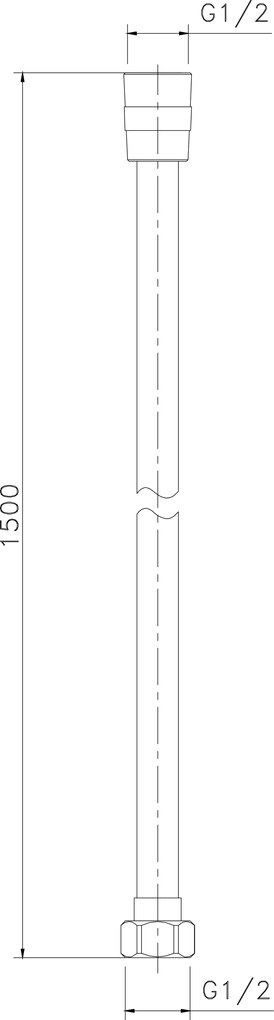 Sapho Sapho, SOFTFLEX plastová sprchová hadica, 150cm, meď mat, 1208-21