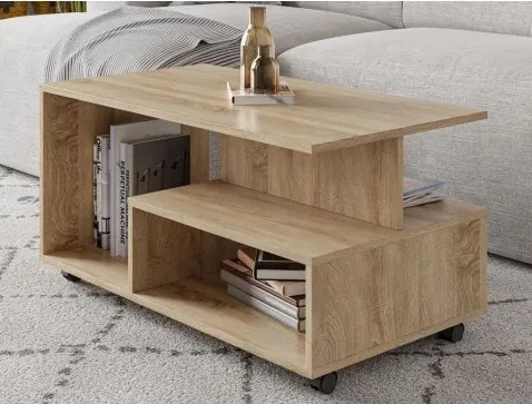 Konferenčný stolík na kolieskach Astor, dub sonoma%