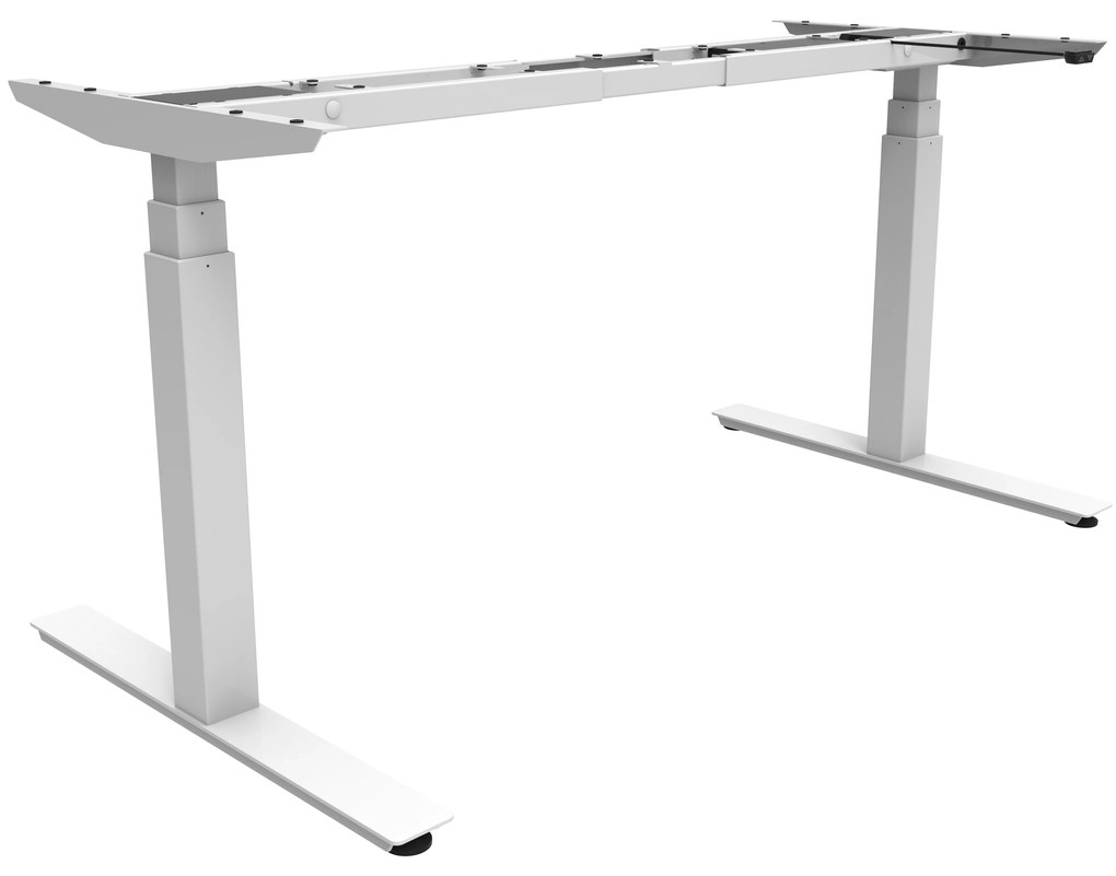 Elektricky výškovo nastaviteľný stôl ADJUSTME - rozmery na mieru, viac farieb dosky 120 x 80 cm
