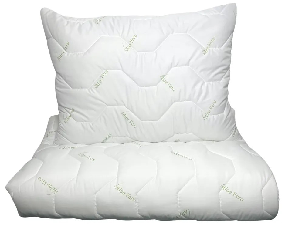 INTERMEDIC SK Set paplón 140x200 cm + vankúš 70x90 cm – Aloe Vera, antialergický, celoročné použitie, zľava -50%