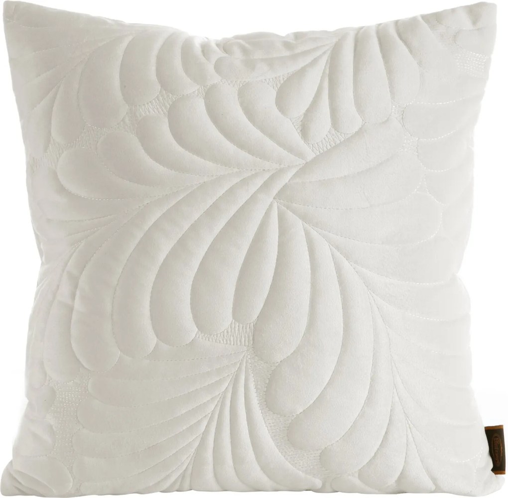 DEKORAČNÁ OBLIEČKA NA VANKÚŠ RIA4 45X45 CM KRÉMOVÁ