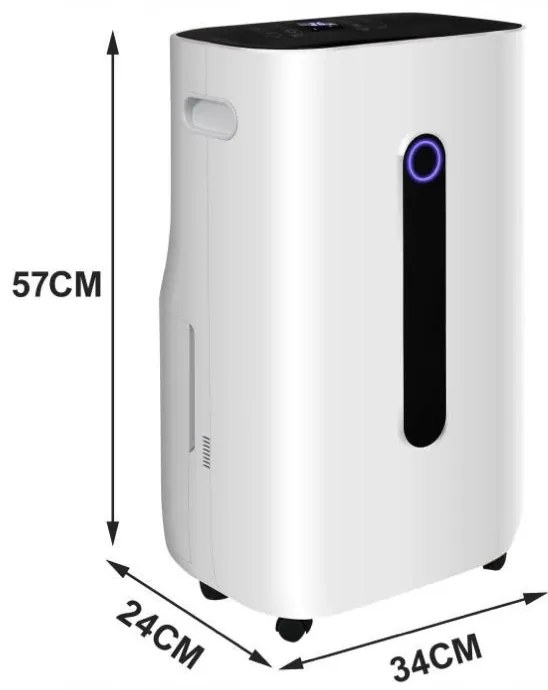 Moderný odvlhčovač vzduchu ACS-6500 Biely